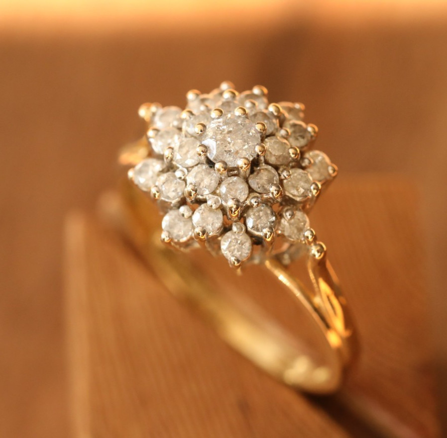 Cluster Diamond Ring