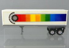 Vintage 1980's Gen 1 Schaper Stomper Express Semi Trailer w/ Mud Flaps  Stand