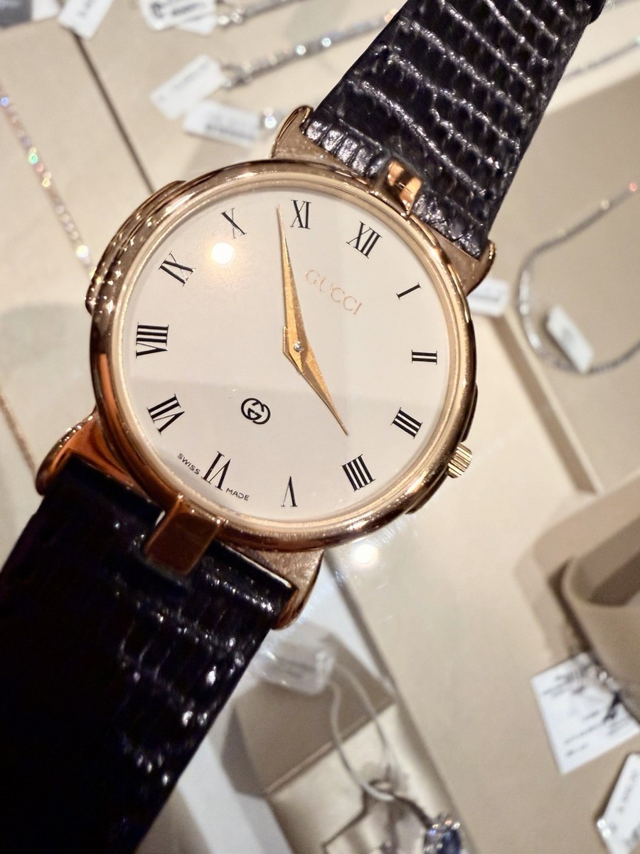 GUCCI Ladies Ivory Watch 3400M Battery Replaced for sale online | eBay