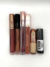 6pc Makeup Revolution Liquid Lipstick/Lipgloss Bundle New/Sealed