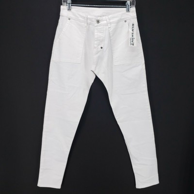 NWT RUFSKIN TUNIS White Denim Jeans 
