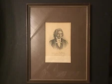 Antiquarian Lithograph  - Beethoven - Mid 19th Century 
