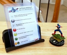 PRISTINE Marvel HeroClix 10th Anniversary - Captain America Skrull Chase 023