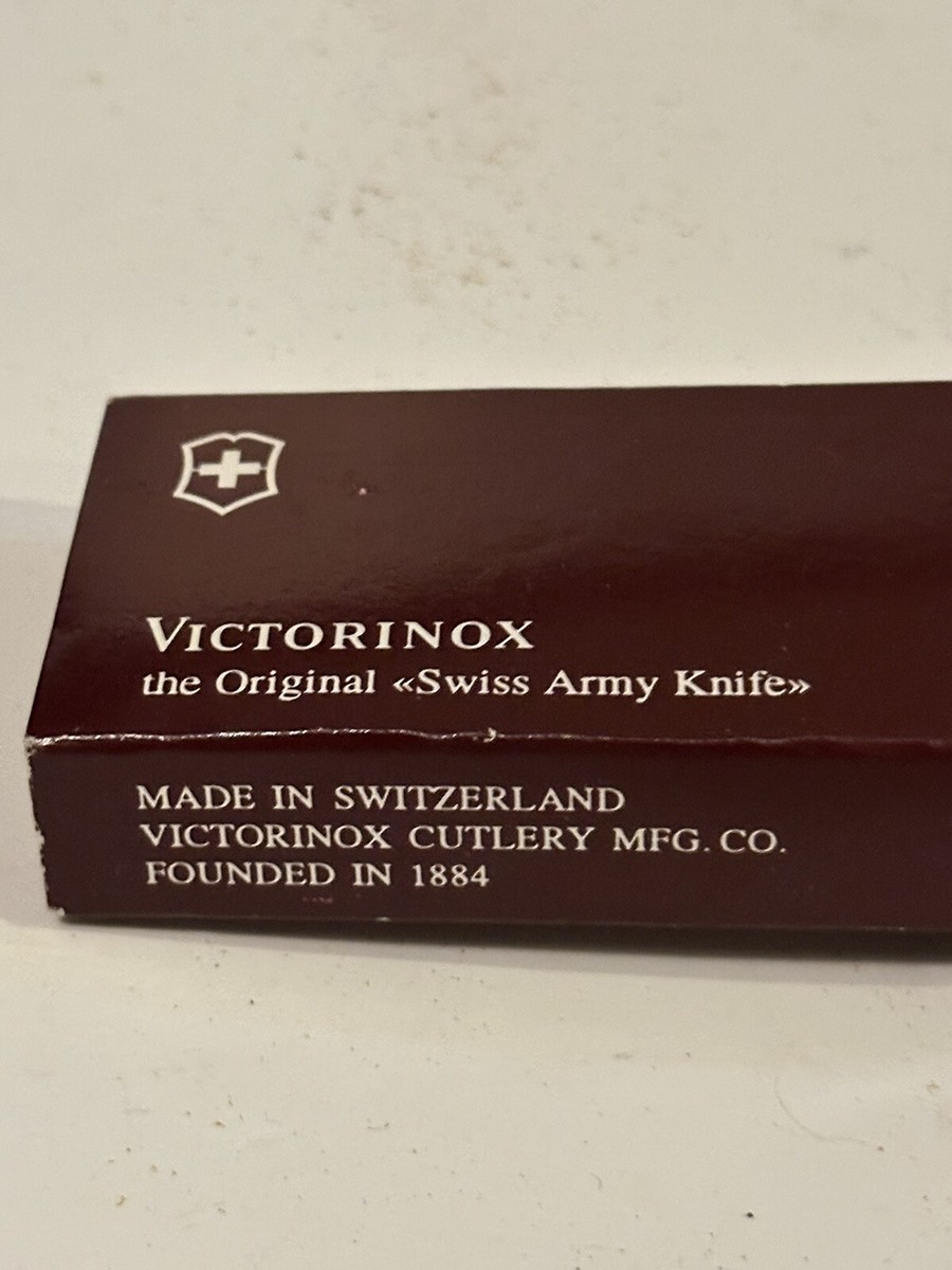 Vintage Victorinox Swiss Army Knife Logo Advertising W/Box | eBay