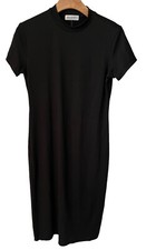 Popular 21 Womens Short Sleeve Bodycon Sculpting Dress Black Size 2X NEW