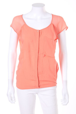 Bershka Blouse Top S apricot
