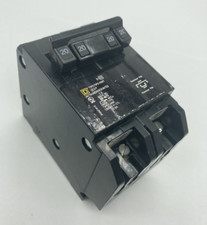 Homeline HOMT220220 Quad Two 2 Pole 20 Amp 120 240V AC Plug In Square D Breaker