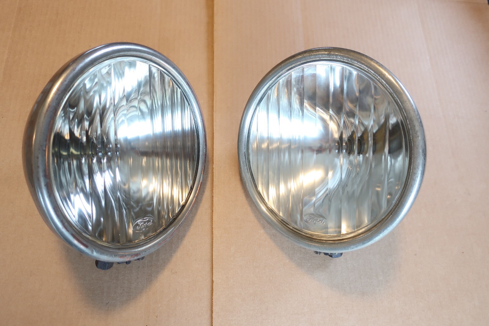 1928 Early 1929 Painted Model A Ford Headlights Driver Survivor Rat Rod