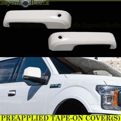 2021-2024 Ford F150 Std/Ext 2 Door Handle COVERS w/PSGR Key Z1 YZ OXFORD WHITE