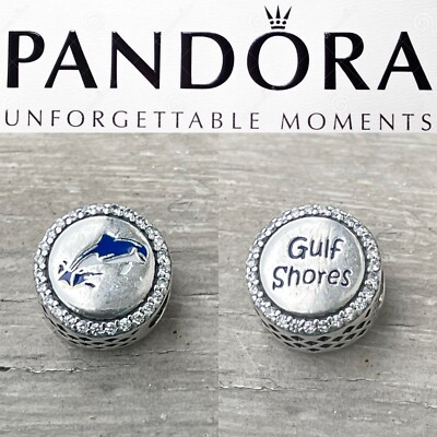 Rare Pandora State Of Alabama Exclusive Gulf Shores Beach Coast City Charm 