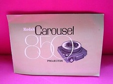Kodak Carousel 850 Projector Instruction Manual