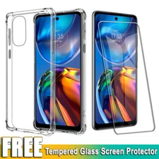 Clear Case Shockproof Cover For Motorola Moto E32 G62 G22 G82 Edge 30 Pro 5G 