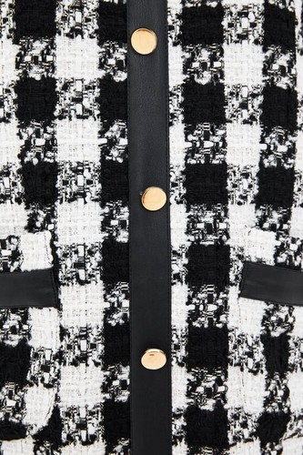 Robe Femme Tweed à Rayures Zara AW18 Taille M - Référence 7385/321, Neuve Avec étiquette