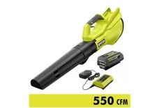 New ! 40V 120 MPH 550 CFM Cordless Battery Blower With 4.0 Ah Battery & Charger