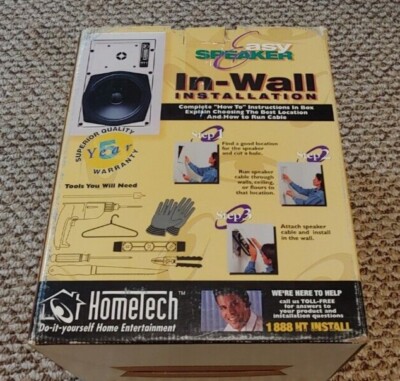 Hometech By Sonance Easy In-Wall Speakers - NEW IN BOX