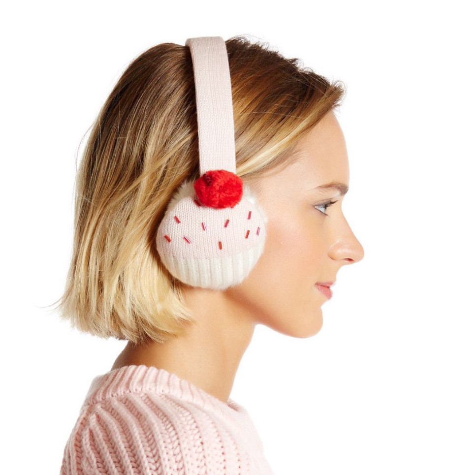Kate Spade Ny Pink Cupcake Cashmere Earmuffs eBay