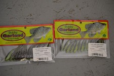 2 pks. Bobby Garland 2.25" Baby Shad Swimmer 15 ct. BSSW150 Licorice/Chart.Pearl