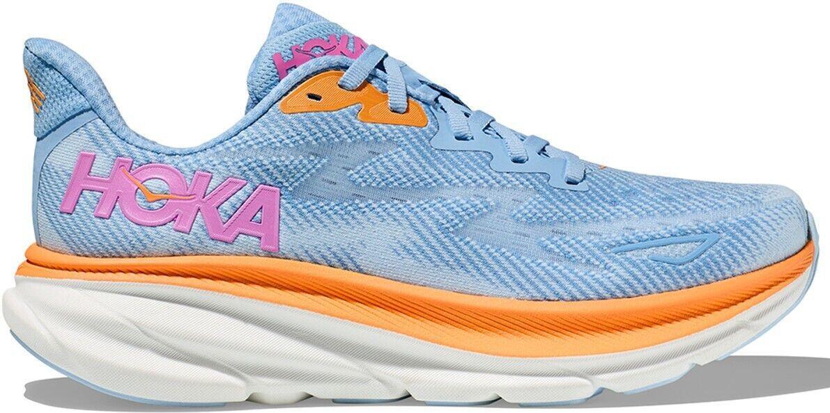 HOKA Clifton 9 Wide Airy Blue W for sale | eBay