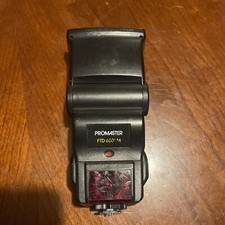 Promaster FTD 6500M TTL Shoe Mount Flash Zoom Untested Parts Only