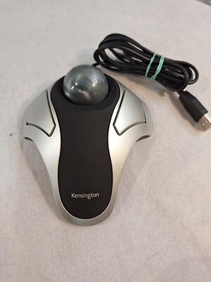 Kensington Orbit Trackball Mouse m01399 sku# k64327, Silver/Black