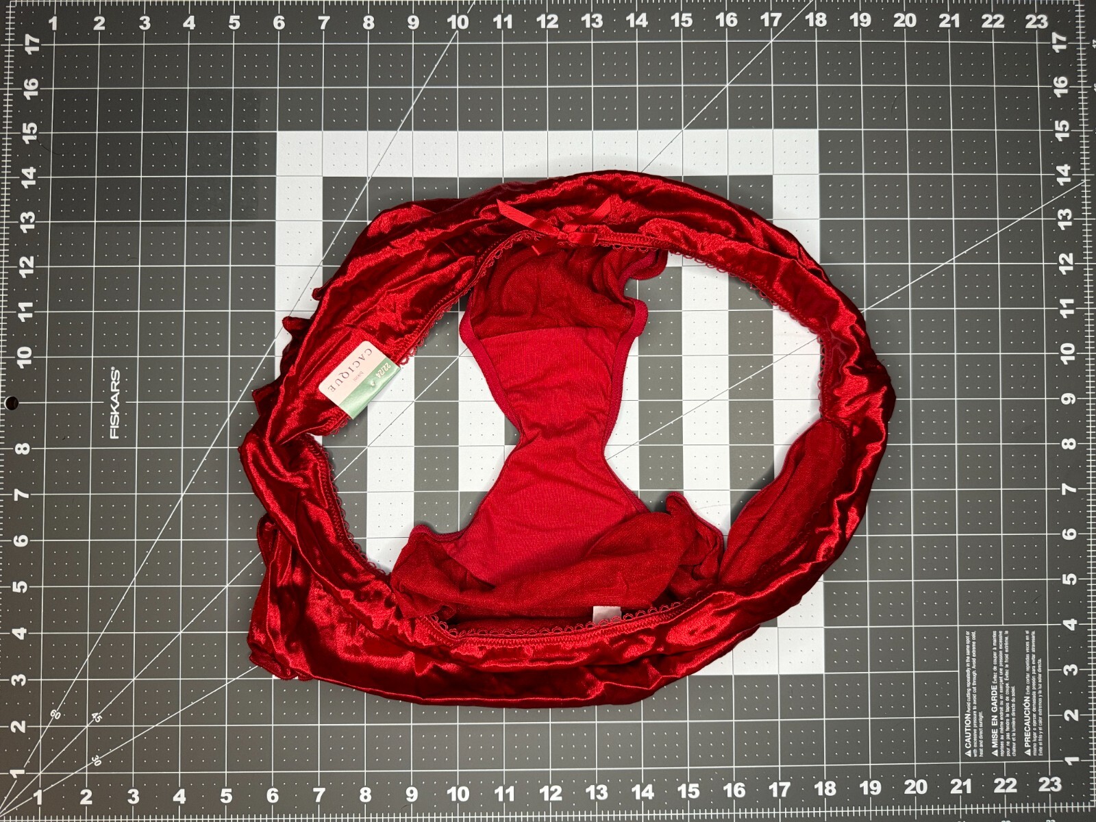 Vintage Cacique Shiny Slippery Satin Second Skin Bikinis Panties 22/24