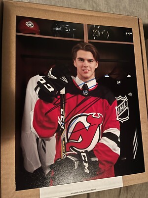 Nico Hischier New Jersey Devils Autographed Signed 8x10 Photo