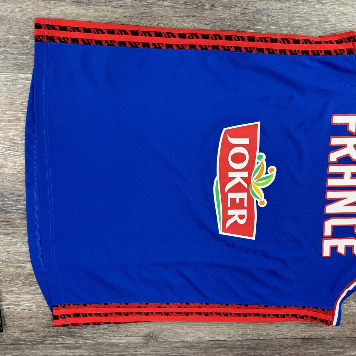 France Adidas Basketball FFB Blue Jersey Joker Size 3XL