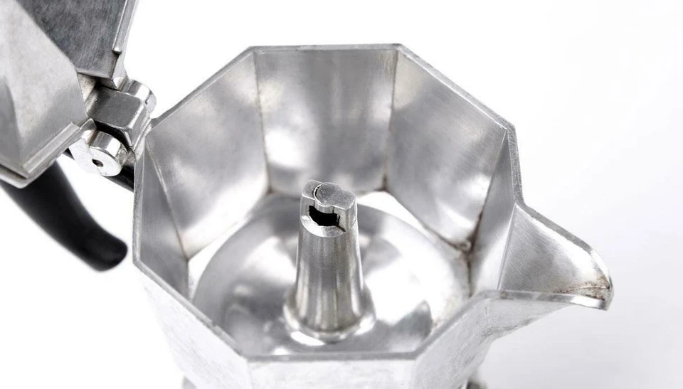 Caffettiera moka by Bialetti Black Pearl 1, 2,3 Tazze macchina macchinetta Caffè - Imagen 2 de 4