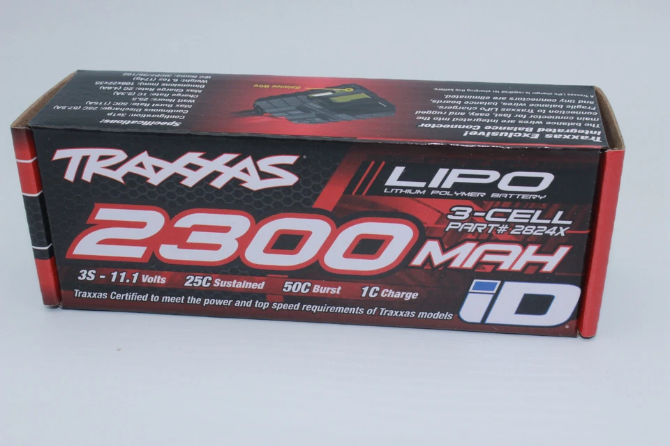 Traxxas 2824 X Akku LIPO 2300 mAh 11,1 Volt 3s mit ID Stecker für z.b. Mini XRT - Bild 3 von 4