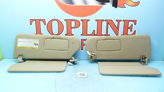 04 05 06 TOYOTA TUNDRA LEFT & RIGHT SIDE SUN VISOR PRIMARY AND
