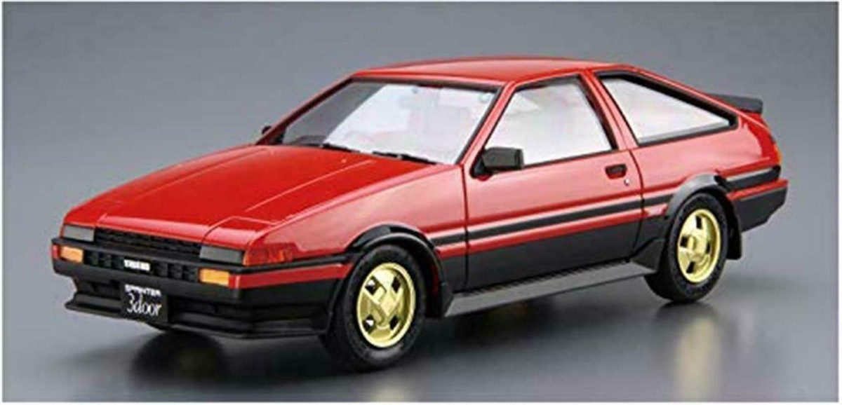 Aoshima 1/24 Series No.86 Toyota AE86 Sprinter Trueno GT-APEX 1984