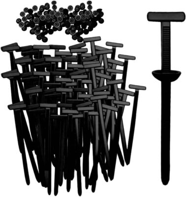 100 Fibbie Universali In Nylon, Fascette Autobloccanti Per Auto - Foto 9