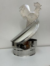 "Comignolo girevole fumaiolo Gallo ACCIAIO INOX CON GALLETTO BASE TONDA 
