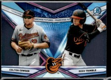 2021 Bowman Draft #FF-5 Colton Cowser / Reed Trimble Franchise Futures Orioles