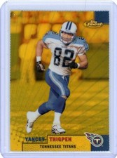 1999 Topps Finest YANCEY THIGPEN Gold Refractor /100 - Tennessee Titans