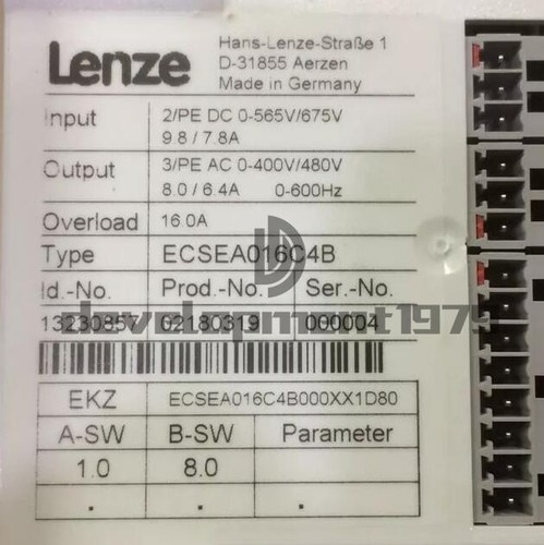 1PC NEW LENZE SERVO MOTOR CONTROLLER ECSEA016C4B - Picture 1 of 2