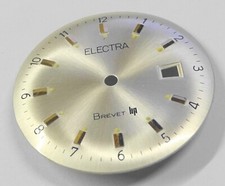 Original Stock Dial Lip 1970 Electra Watch Patent Lip Index