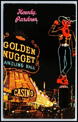 Postcard Howdy Pardner Golden Nugget Nv   R60