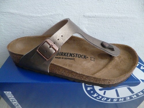 Birkenstock Gizeh Flip Flops Mules Sandals Graceful Taupe 1016144 New | eBay