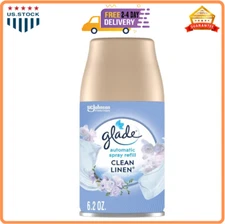 Glade Automatic Spray Refill, Air Freshener for Home and Bathroom, Clean Linen,
