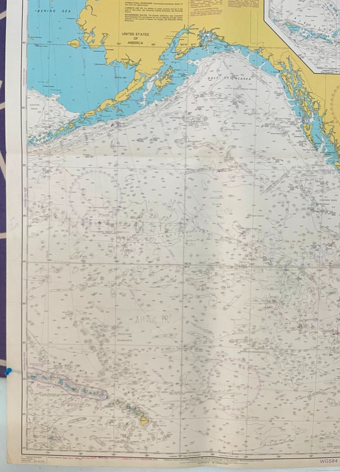 Admiralty 4050 NORTH PACIFIC OCEAN NORTH EASTERN PART BERING SEA Map admiralty-4050-north-pacific-ocean-north-eastern-part-bering-sea-map