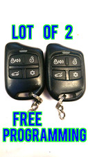 LOT OF 2 COMPUSTAR REMOTE START STARTER FOB ALARM TRANSMITTER VA5JR260A433 700R