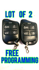 LOT OF 2 COMPUSTAR REMOTE START STARTER FOB ALARM TRANSMITTER VA5JR260A433 700R