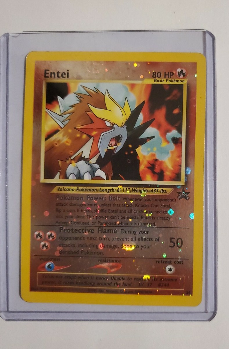 Pokemon Entei Promo Card #34 New