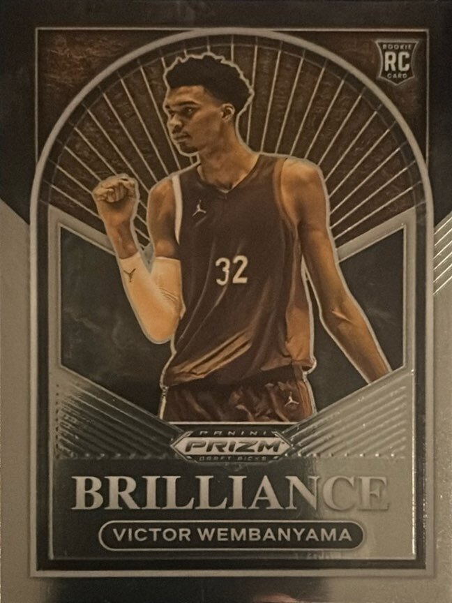 2023 Panini Prizm Draft Picks Brilliance#1 Victor Wembanyama Silver Prizms