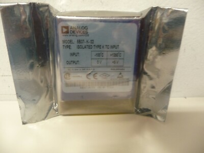  * NEW * ANALOG DEVICES 5B37-K-02 ISOLATED TYPE K TC INPUT MODULE 5B37-K-02