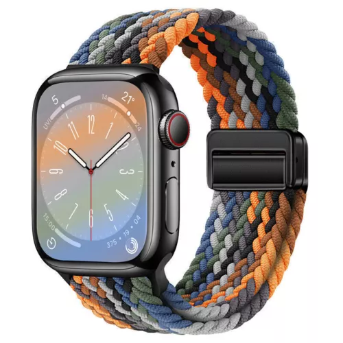 Magnet Nylon Armband für Apple Watch Ultra 2 49mm & Serie 1-9,Ersatzband 38-45mm - Bild 28 von 101