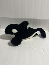 SeaWorld Shamu Orca Killer Whale Plush - 12 Inch Stuffed Animal from Sea World