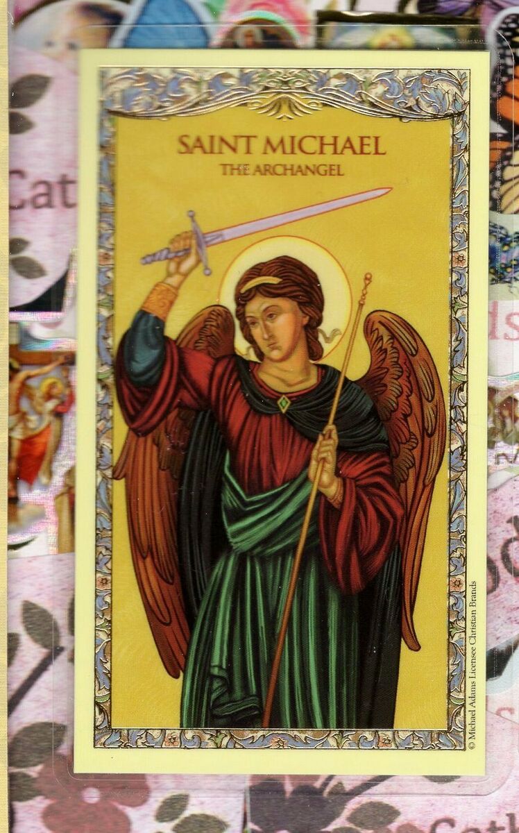 Hymn to St Michael the Archangel- Laminated Holy Card 800 Hymn to St Michael the Archangel- Laminated Holy Card 800