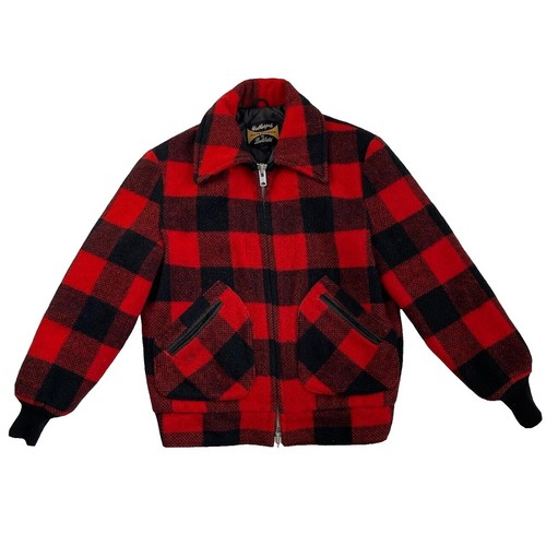 Vintage BOY SCOUTS 1970s BSA Coat Jacket Shirt RED WOOL Mens 38